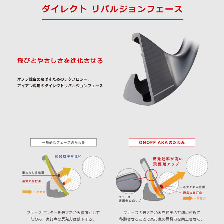 タングステ オノフ ONOFF アイアン 赤 単品(No5 AW SW) SMOOTH KICK MP-520I 日本正規品 Golkin PayPayモール店 - 通販 - PayPayモール ウェイト