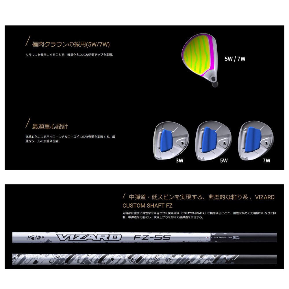 HONMA GOLF（本間ゴルフ） ホンマゴルフ T//WORLD TW757 FW