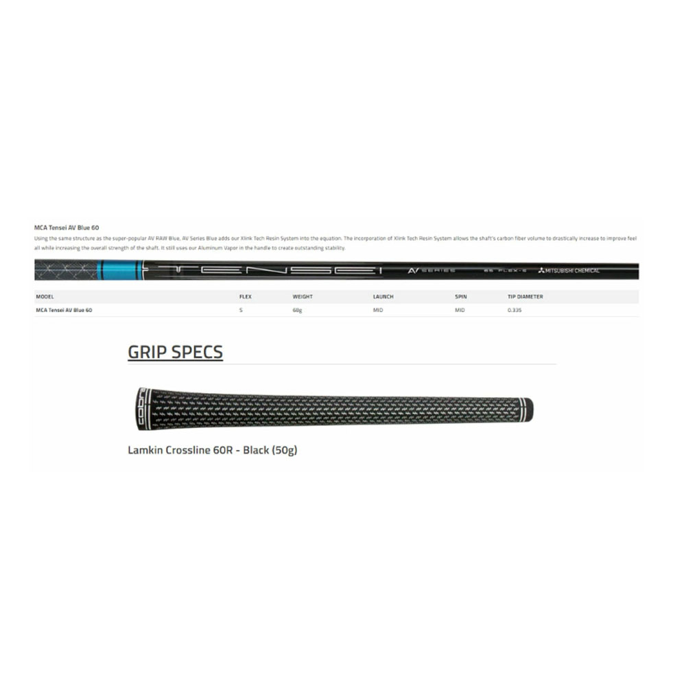 COBRA（コブラ） 【USモデル】 FUTURE FIT 33 スリーブ付きシャフト