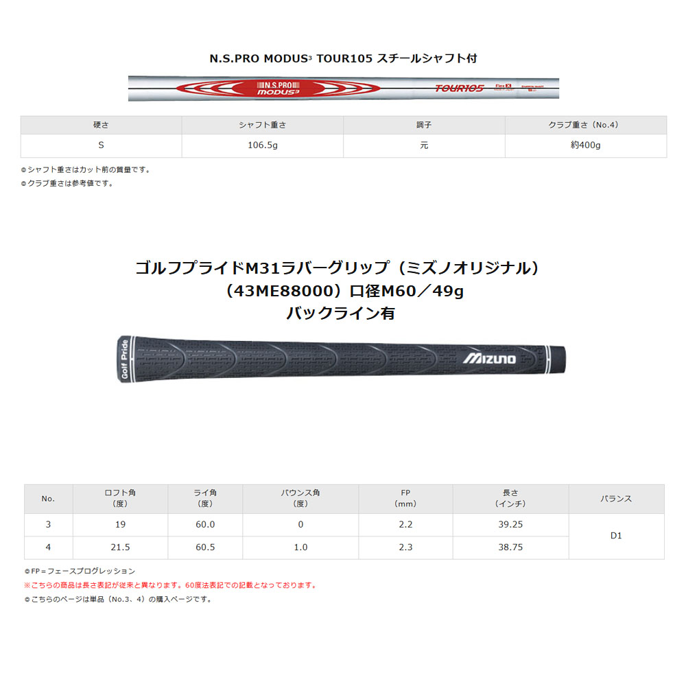 MIZUNO（ミズノ） プロ Mizuno Pro FLI-HI フライハイ アイアン