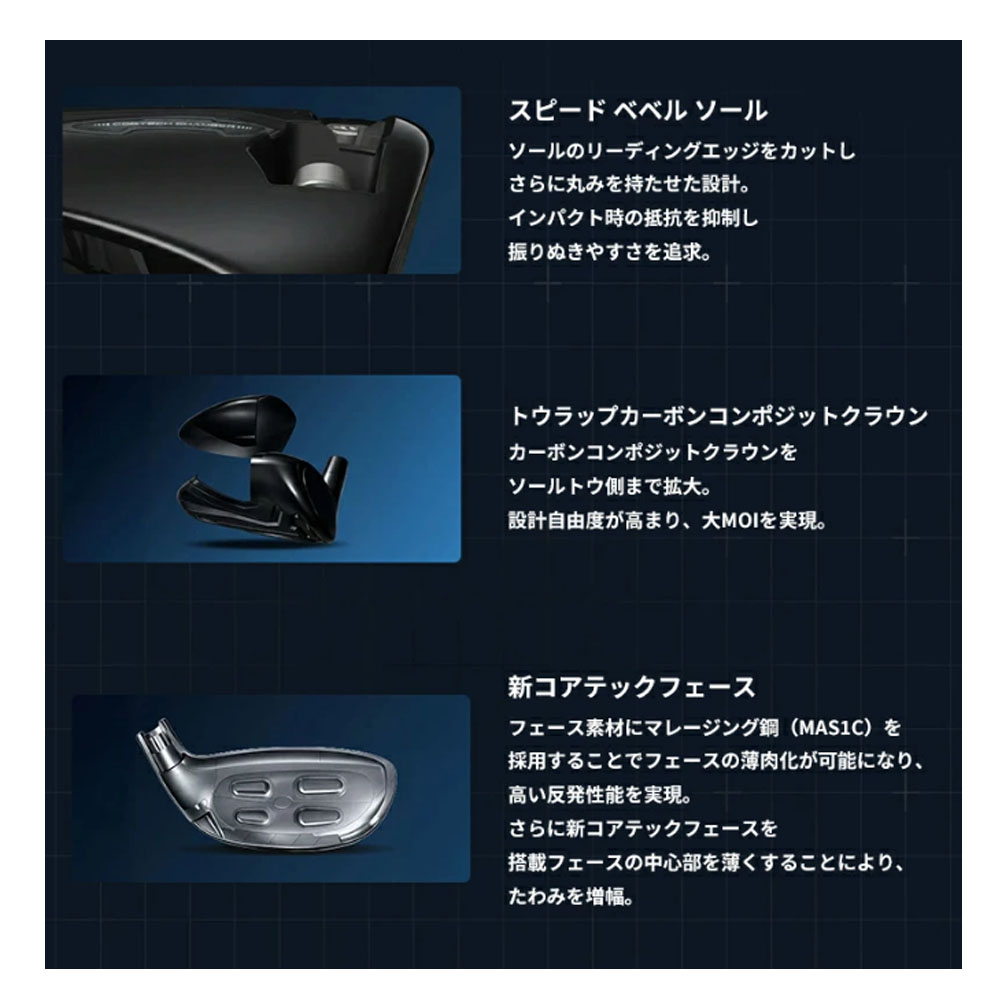 Mizuno ボウ専用 MIZUNO（ミズノ） JPX ONE フェアウエーウッド TENSEI BLUE MM F
