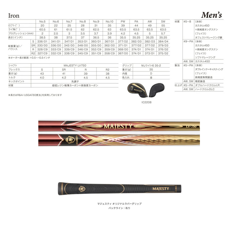 MAJESTY アイアンセット 10本セット MAJESTY Royale IRON | Majesty