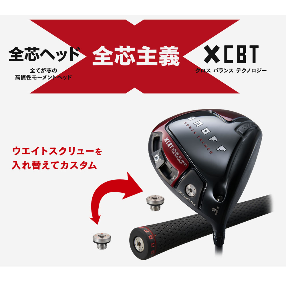 ONOFF（オノフ） ゴルフ ONOFF AKA ドライバー 赤 SMOOTH KICK MP-524D