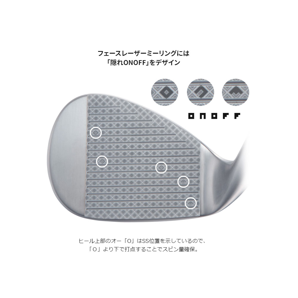 ONOFF（オノフ） FORGED WEDGE フォージド ウェッジ N.S.PRO MODUS3
