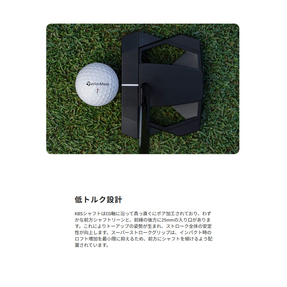 TaylorMade（テーラーメイド） 【USモデル】 Spider ZT Black パター