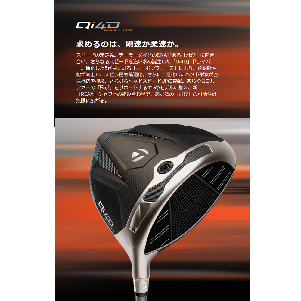 TaylorMade（テーラーメイド） (USモデル／ヘッド単体) Qi4D MAX LITE