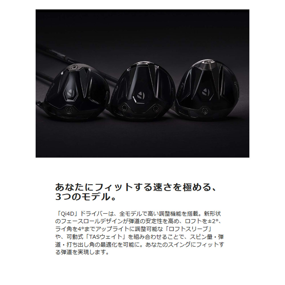 TaylorMade（テーラーメイド） USモデル Qi4D LS シャドウ フォール