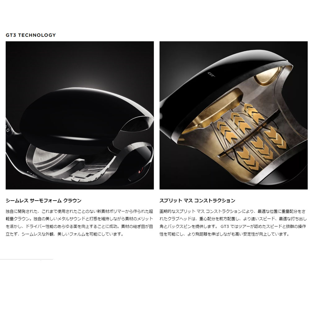 タイトリストGT3 10度 ぶっ飛びシャフト2本付！ ツアー可変ウェイト付！ ご注文受付中！(2024 新作 最新レフティモデル)タイトリスト