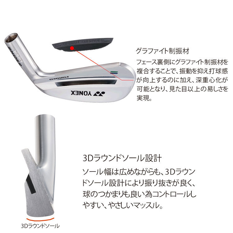 ヨネックス イーゾーン EZONE MB501 フォージドアイアン スチール単品(#3・4) N.S.PRO MODUS3 SYSTEM3  TOUR125シャフト装