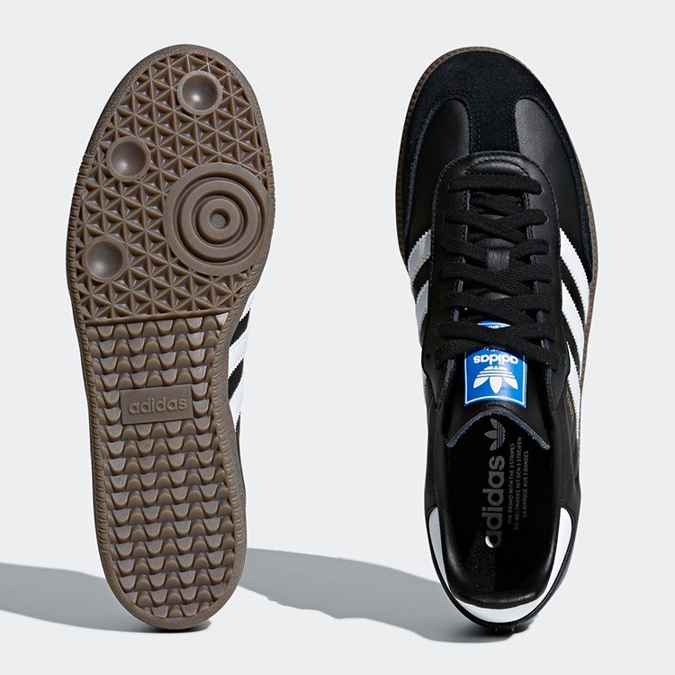 アディダスオリジナルス スニーカー adidas originals Samba OG サンバ OG ブラック/ホワイト メンズシューズ B75807