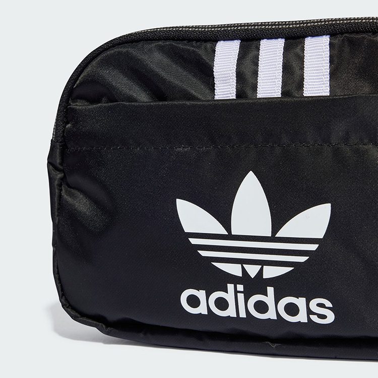 アディダスオリジナルス ウエストバッグ adidas originals ADICOLOR ARCHIVE WAISTBAG アディカラー アーカイブ トレフォイル ヴィンテージ ウエストバッグ ブラック メンズ レディース ウエストポーチ IT7599