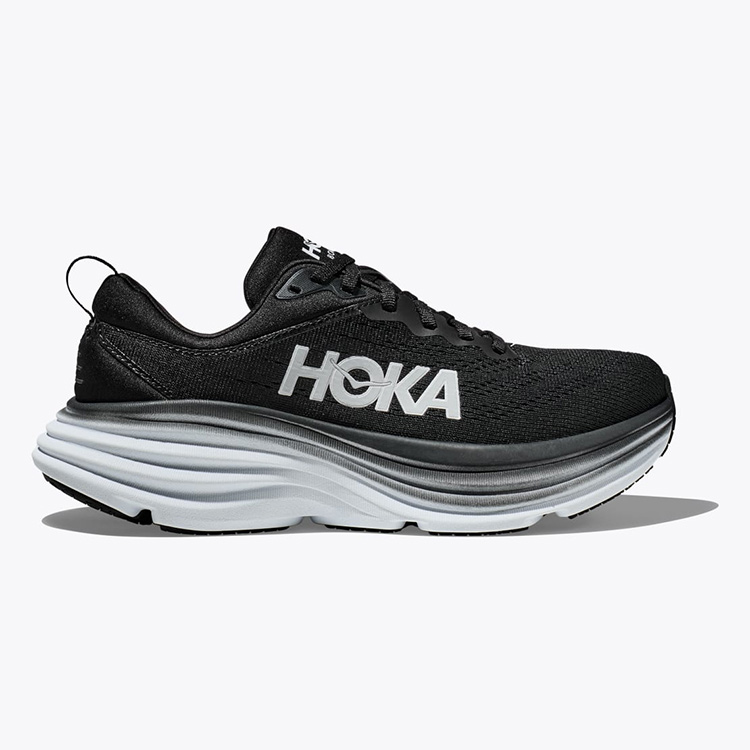 ホカオネオネ ランニングシューズ HOKA ONE ONE M BONDI 8 ボンダイ 8 ブラック/ホワイト メンズ スニーカー 1123202-BWHT