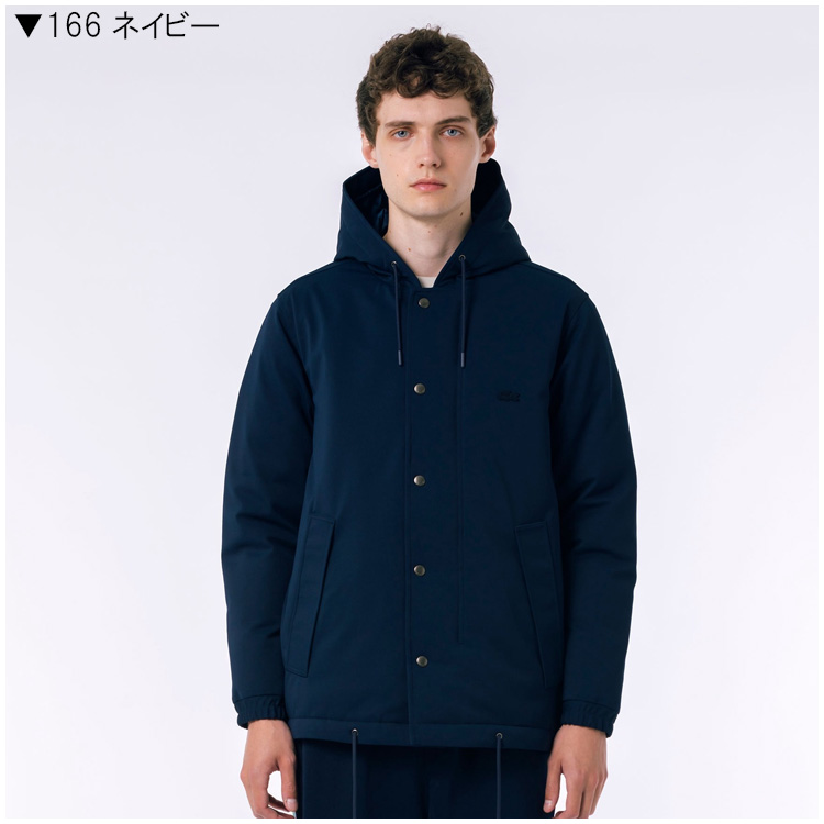 LACOSTE ネイビー ピケダウンジャケット　ネイビー ラコステ LACOSTE ピケダウンジャケット （ネイビー