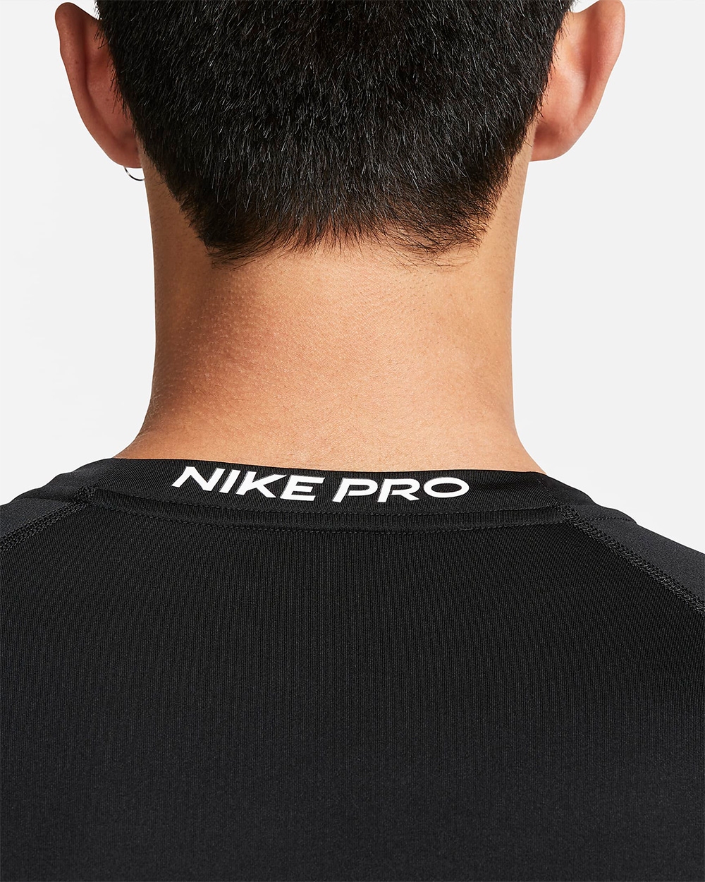 ナイキ 日本正規品 2024SP メンズ ナイキ プロ メンズ Dri-FIT タイト ショートスリーブ フィットネストップ ブラック/ホワイト FB7933-010