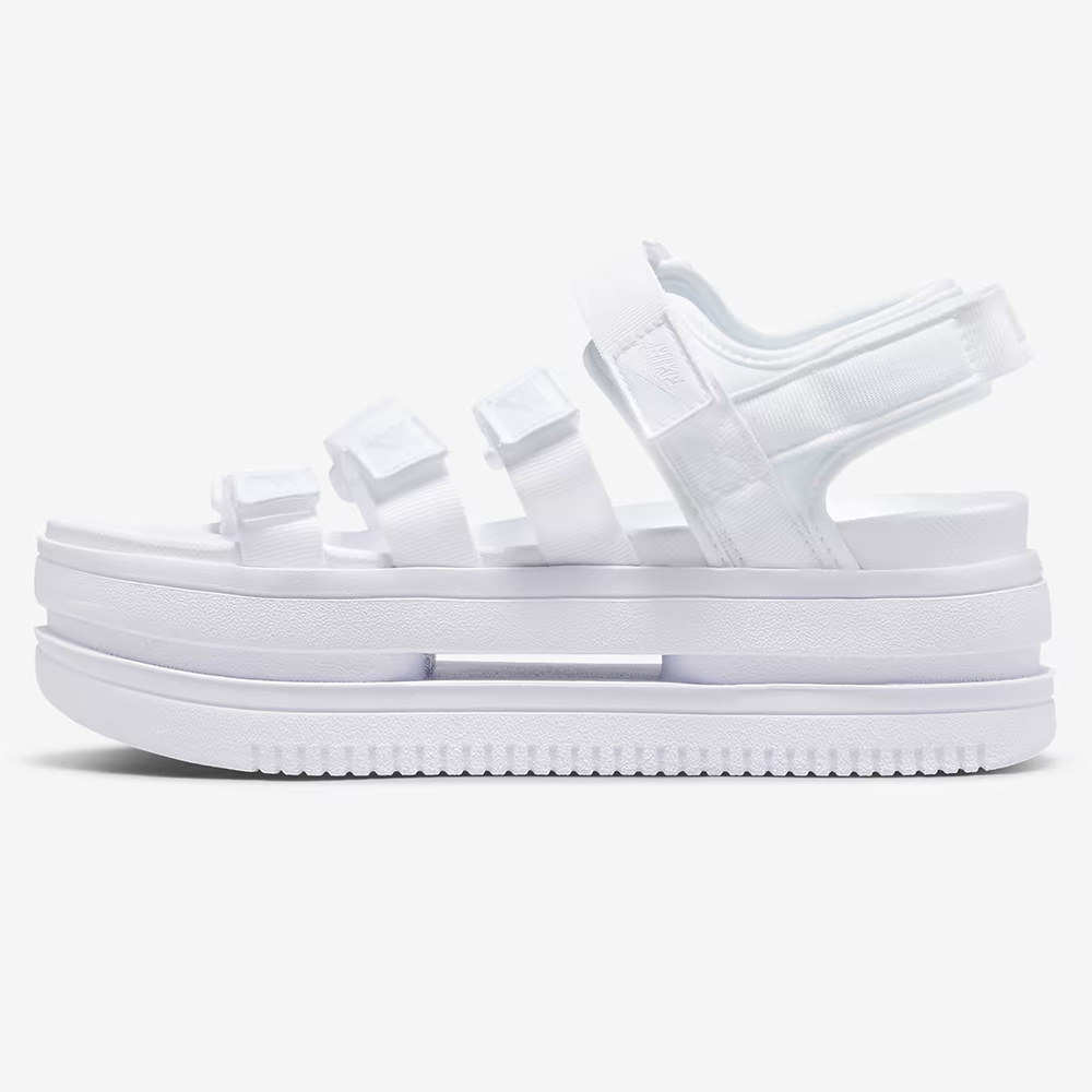 ナイキ 日本正規品 2025SU レディース WMNS ICON CLASSIC SANDAL ウィメンズ アイコンクラシックサンダル ホワイト/ホワイト/ピュアプラチナム DH0223-100