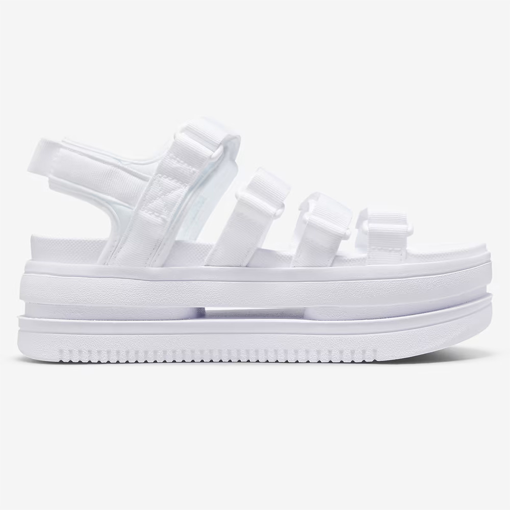 ナイキ 日本正規品 2025SU レディース WMNS ICON CLASSIC SANDAL ウィメンズ アイコンクラシックサンダル ホワイト/ホワイト/ピュアプラチナム DH0223-100