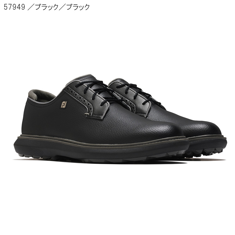 FootJoy ゴルフシューズ 黒と白 M.Iイニシャル入り FootJoy ゴルフシューズ 黒と白 M.Iイニシャル入り