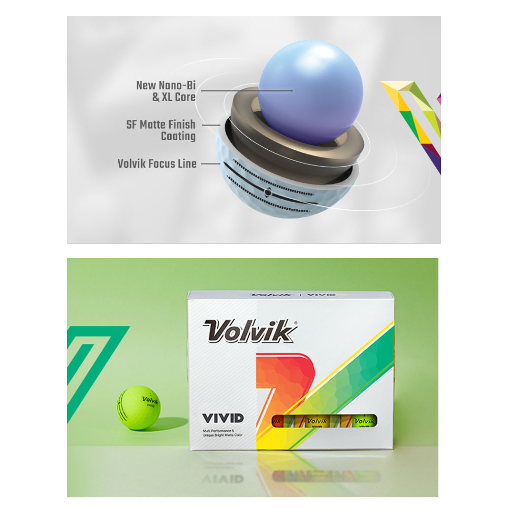 ☆VOLVIC GOLF☆ ボールビック韓国　ロゴポイントトップス VIMAT P アソート ボール(ボール（新品）)|Volvik(ボルビック