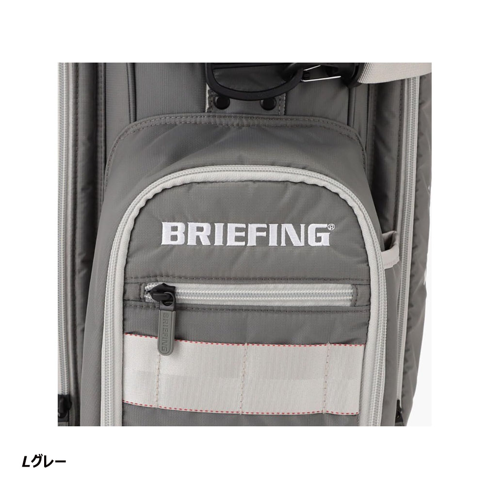 【完売品】BRIEFING CR-8 キャディバッグ グレー #72912 BRIEFING GOLF（ブリーフィングゴルフ） US輸入品 (ブリーフィング