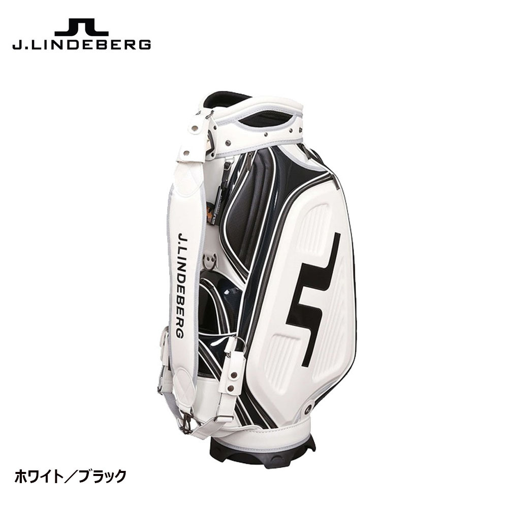 J.LINDEBERG ゴルフバッグ ホワイト J.LINDEBERG ゴルフバッグ ホワイト - メルカリ