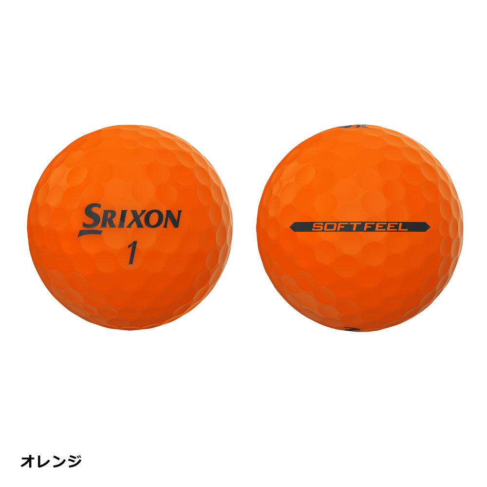 【USモデル】 ダンロップ スリクソン SRIXON ソフトフィール ゴルフ ボール 1ダース [12球入り] SOFT FEEL 2023年モデル