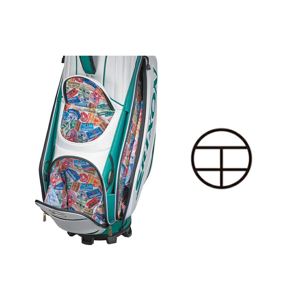 限定品SRIXON キャディバッグ GGC-S167L 2020年限定 エナメル SRIXON (スリクソン) キャディバッグ ブラック GGC-S167L｜トレファク