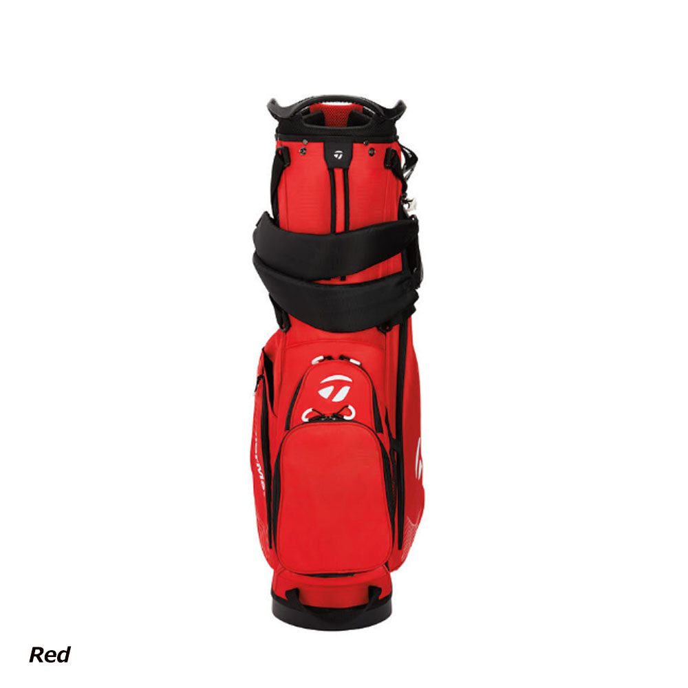 TaylorMade TF531 ゴルフキャディバッグ レッド TaylorMade（テーラーメイド） プロスタンドバッグ キャディバッグ