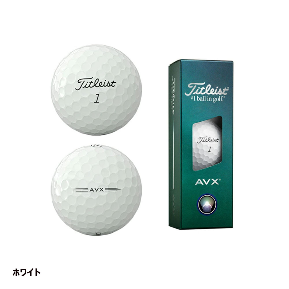 Titleist（タイトリスト） AVX ゴルフボール 1ダース [12球入り] [日本