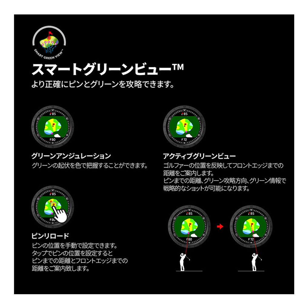 VOICE CADDIE（ボイスキャディ） ゴルフ A3 腕時計型 GPSゴルフナビ