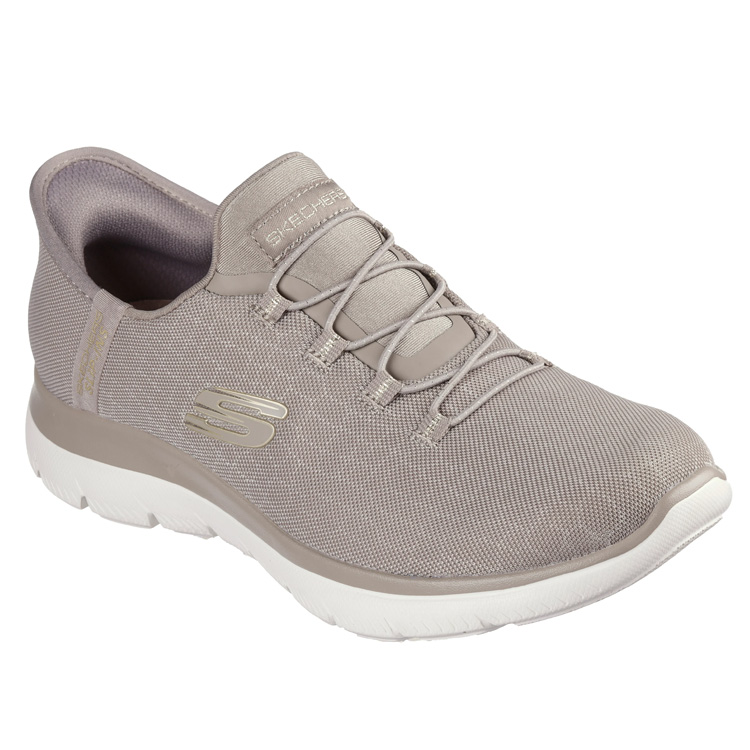 【美品】SKECHERS スケッチャーズ パンプス スリッポン グレー 26cm washington_00023923