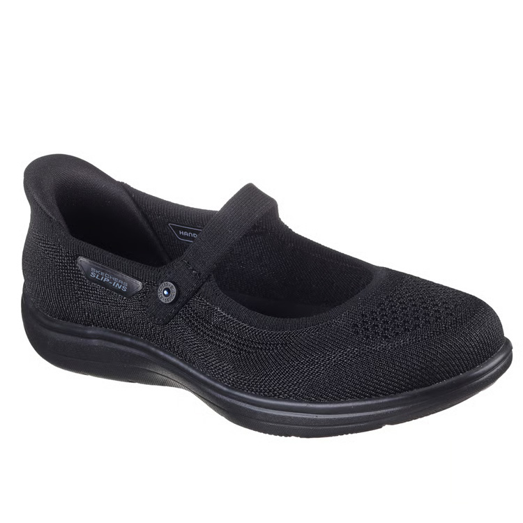 未使用級 スケッチャーズ スリップインズ オンザゴー 25cm 黒 エステル SKECHERS（スケッチャーズ） スリップインズ レディース オンザゴー
