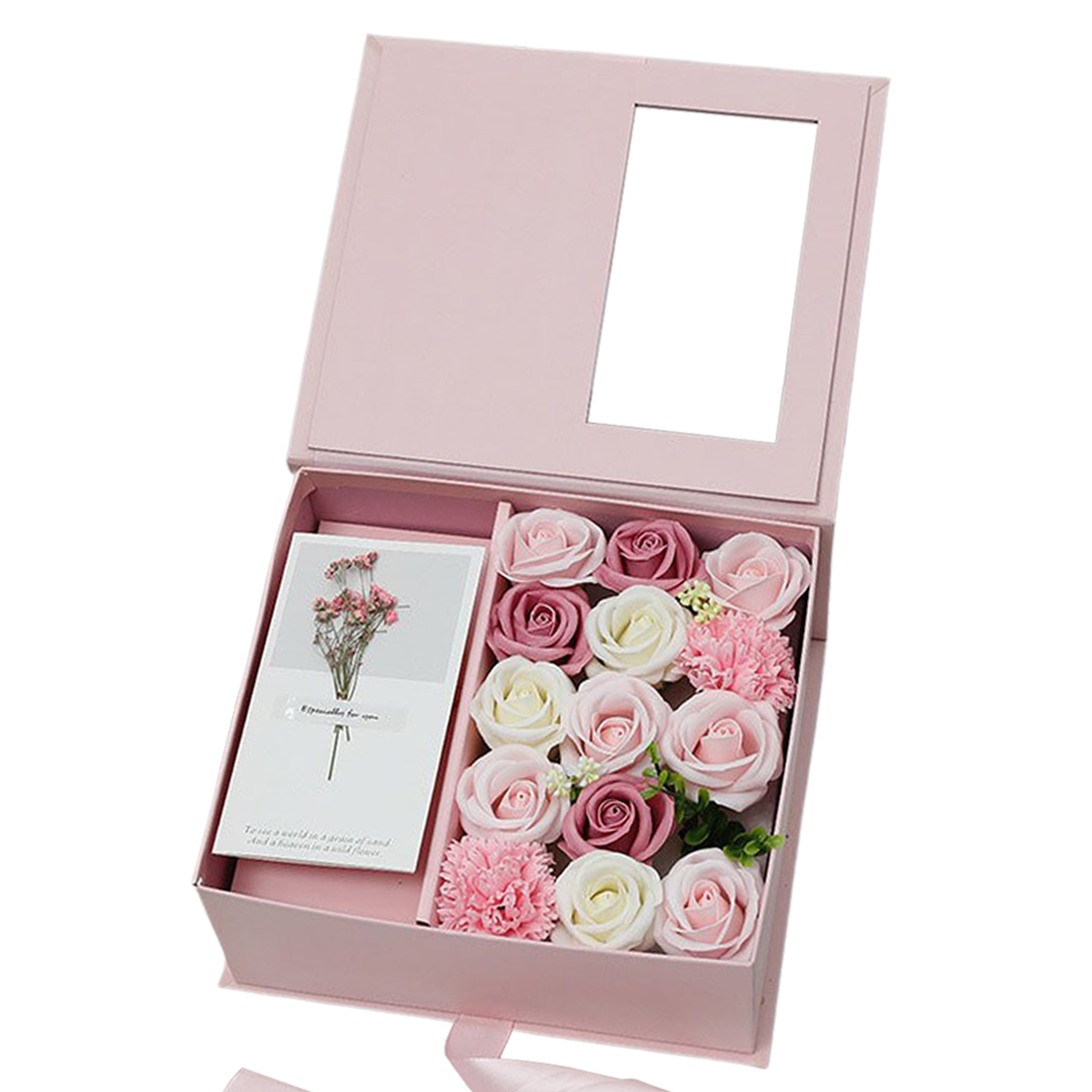 2022 新商品 ソープフラワー 母の日 ボックス 花束 ギフト 薔薇