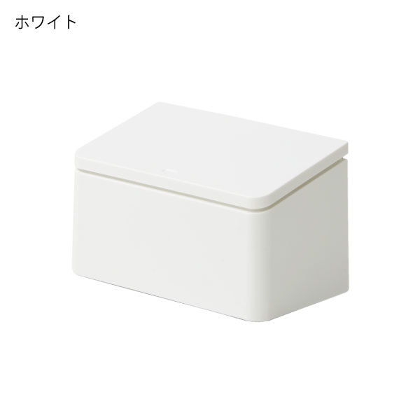 ゴミ箱 おしゃれ フタ付き 小さい 北欧 卓上 キッチン ごみ箱 ダストボックス 白ideaco TUBELOR flat rectangle イデアコ チューブラー フラット レクタングル｜gomibako｜02