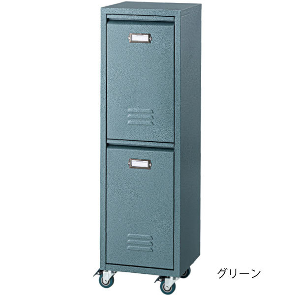 東谷 ゴミ箱 分別 スリム 縦型 2段 キャスター付き おしゃれ 12