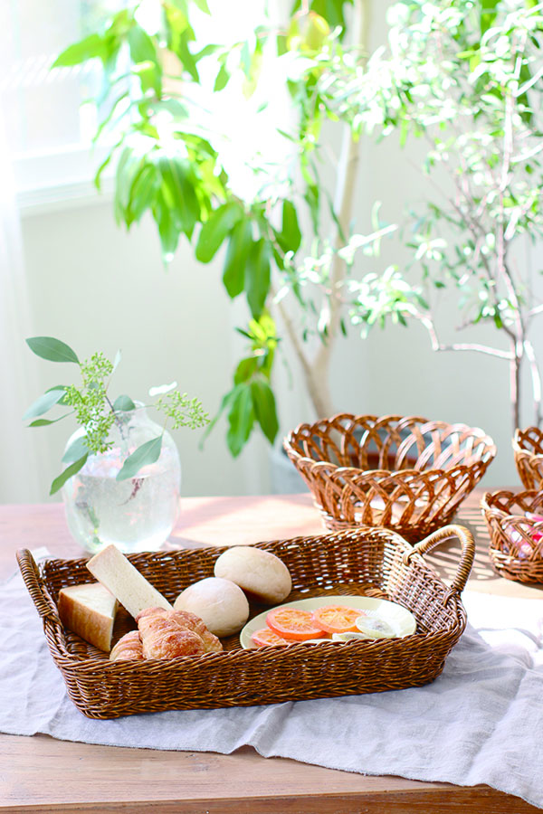 Creer キッチンバスケット ユティル トレイLL おしゃれ カフェ風