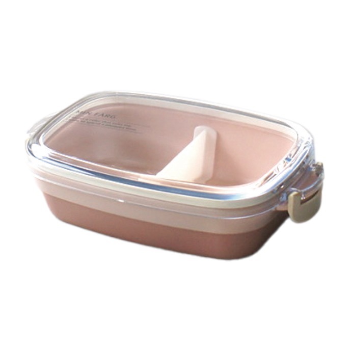 ミンファーリ お弁当箱 MIN FARG 1段 抗菌 2点ロック カフェランチ