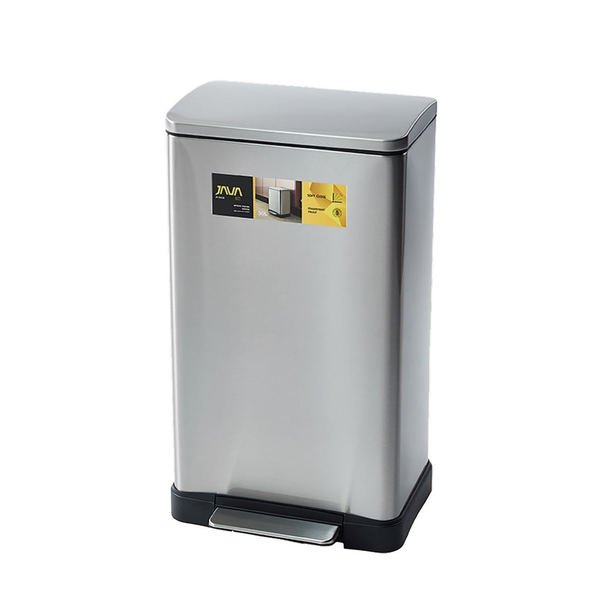 JAVA Lase ジャバ レース ペダルビン ステンレス ゴミ箱 45L JAVA ペダルビン LASE 45L レース ステンレス ダストボックス