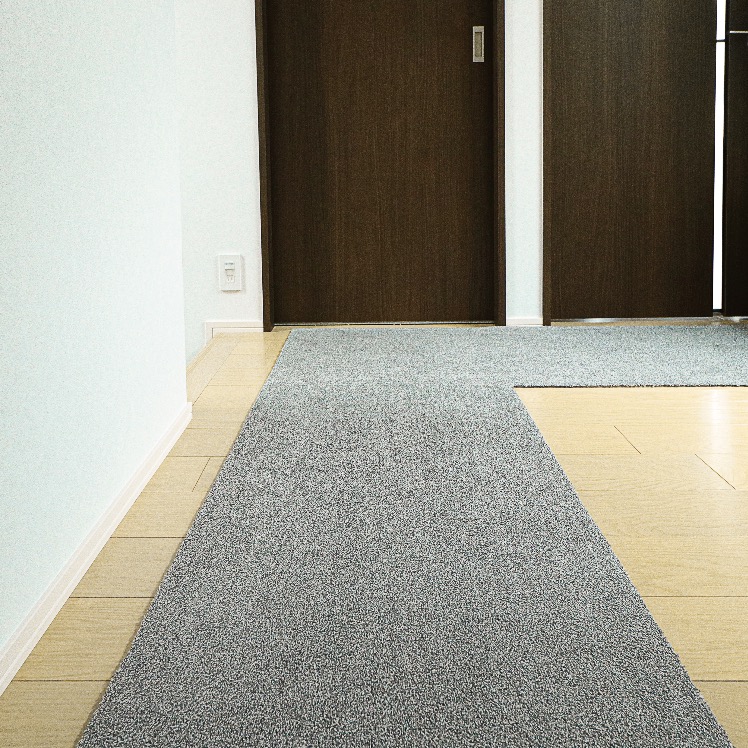 廊下敷きマット 約60×100cm 4枚セット Rugtasu カーペット ラグ