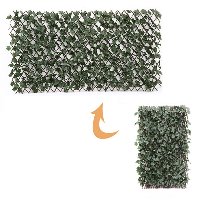 【値下げ】 グリーンフェンス 1m×2m 緑のカーテン ベランダ 日よけ 虫よけ 目隠し おしゃれ お手入れ不要 簡単 結束バンド 伸縮グリーンフェンス｜good-choice｜02