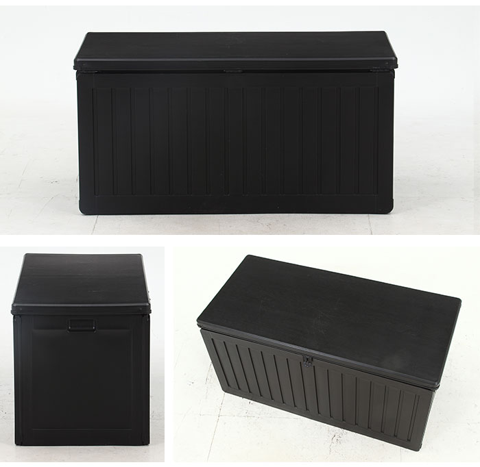 値下げ 座れる 収納ボックス 屋外 270L 屋外収納 木目調 おしゃれ 幅