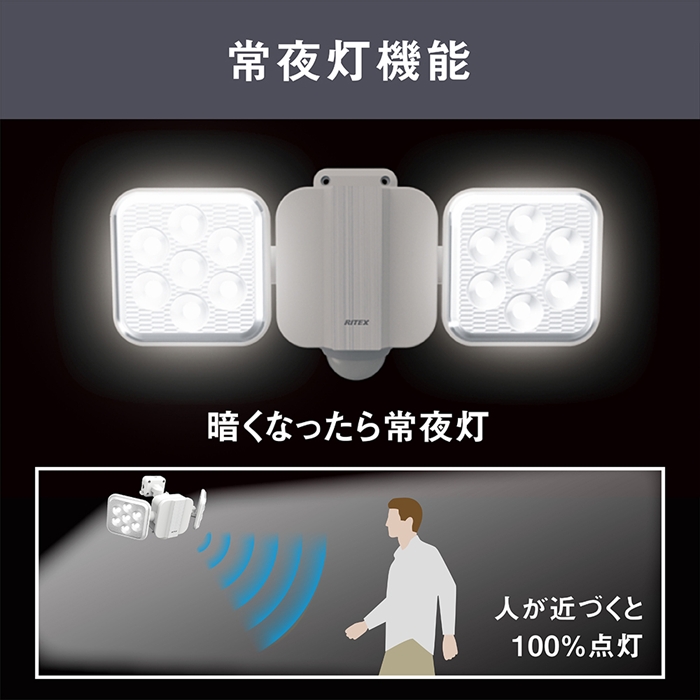 値下げ センサーライト ソーラーパネル付き ソーラー 蓄電式 ソーラー