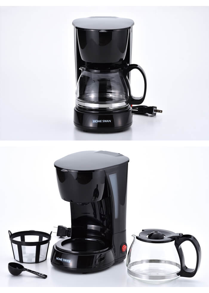 コーヒーメーカー 600ml 保温機能 5杯 コーヒー ドリッパー コーヒー