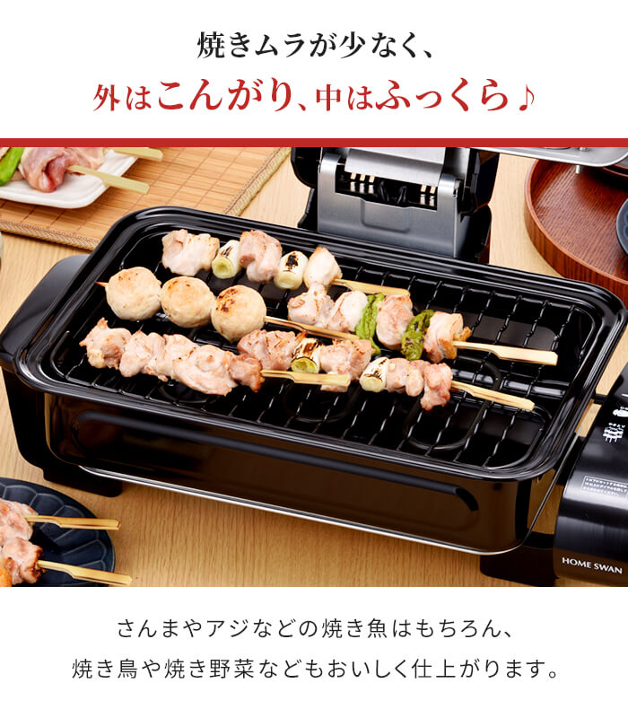 魚焼き器 ロースター 両面焼き 電気 裏返し不要 フィッシュロースター