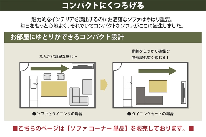 コーナーソファ 2人用 単品 ダイニングソファ ヴィンテージ 選べるコーナー 選べる脚カラー ソファ チェア 椅子 おしゃれ_9