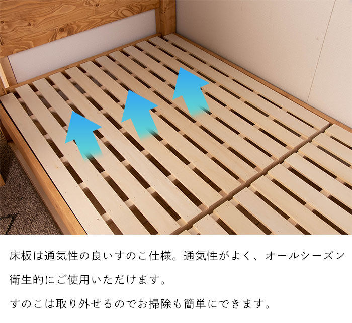シングル ベッド フレームのみ ベッドフレーム カントリー家具 パイン