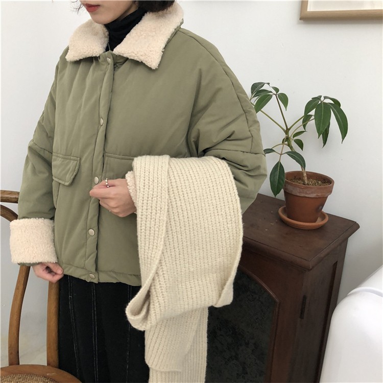 中綿コート レディース アウター ボア キルティング シンプル ルーズ カジュアル フェミニン 秋冬 Good Clothes 代引き人気 中綿コート レディース アウター ボア キルティング シンプル ルーズ カジュアル フェミニン 秋冬 Good Clothes 代引き人気