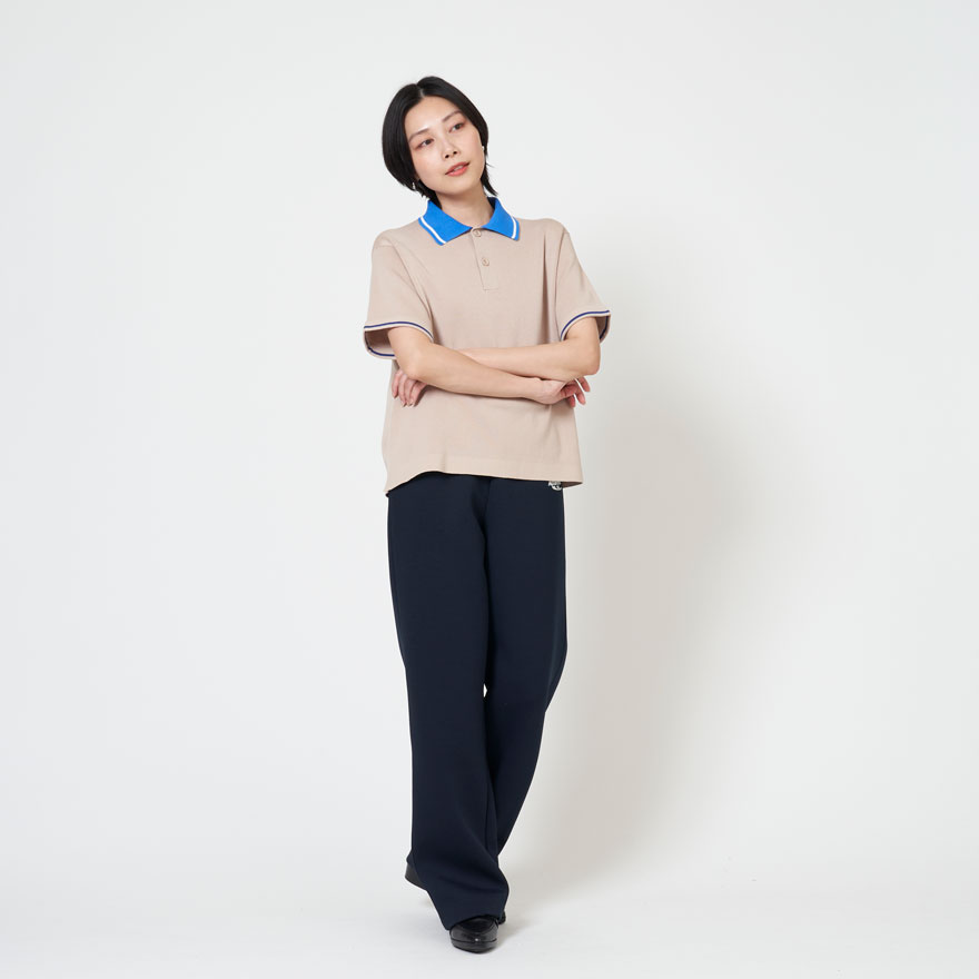 【SALE】ライテンダー RYE TENDER セーラム ポロ SALEM POLO 010262500 レディース トップス 半袖 RYE TENDER｜セーラム ニット ポロ SALEM POLO 薄手 トップス