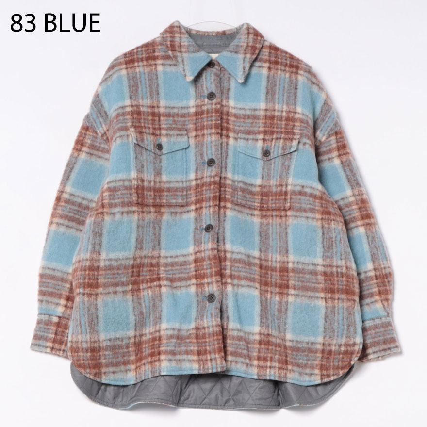 Shinzone 【SALE】シンゾーン SHINZONE シャギー チェック Shinzone 【SALE】シンゾーン SHINZONE シャギー チェック