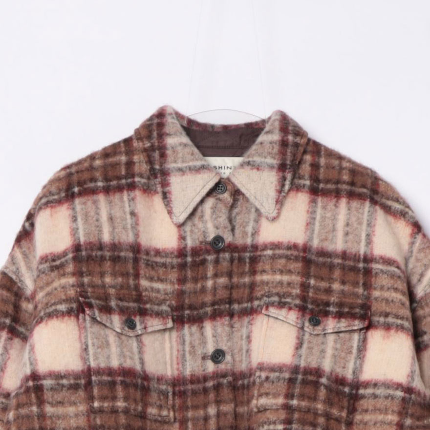 Shinzone 【SALE】シンゾーン SHINZONE シャギー チェック Shinzone 【SALE】シンゾーン SHINZONE シャギー チェック