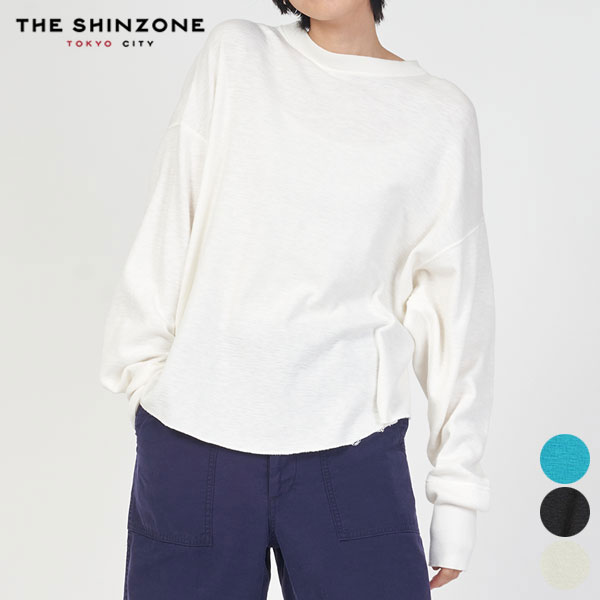 シンゾーン SHINZONE スラブ サーマル ロング Tシャツ 23MMSCU12 SLABTHERMAL LONG TEE トップス Tシャツ カットソー レディース ロンT [ 2024 SS 春 夏 ]